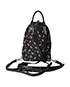 Twill Nano Floral Backpack, back view